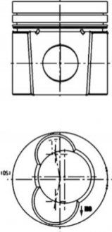 Поршень KOLBENSCHMIDT 99484600