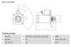 Стартер BOSCH 0 986 017 320 (фото 1)