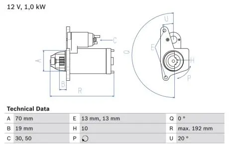 Стартер BOSCH 0 986 025 690