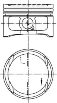 Поршень KOLBENSCHMIDT 99563620 (фото 1)