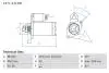 Стартер BOSCH 0 986 025 120 (фото 1)