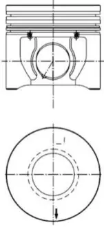 Поршень KOLBENSCHMIDT 40171600