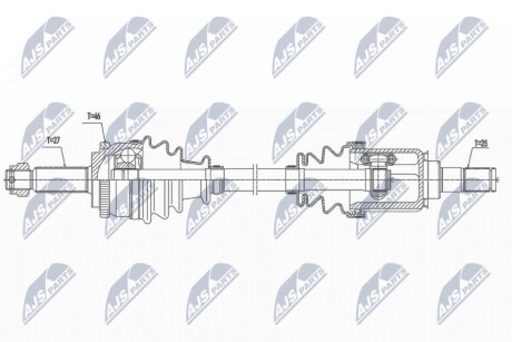 Півосі NTY NPW-KA-368