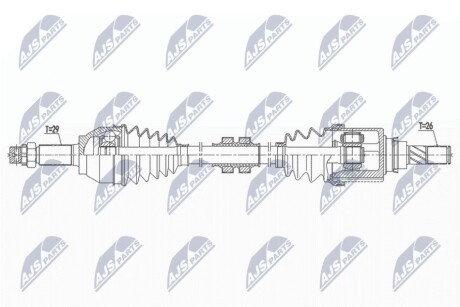 Полуось NTY NPW-NS-144