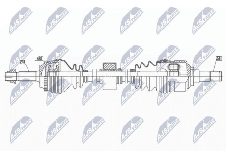 Полуось NTY NPW-TY-176