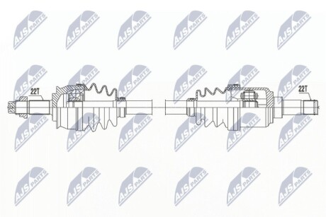 Півосі NTY NPW-FT-060