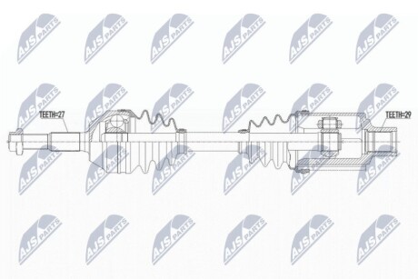 Полуось NTY NPW-CH-102