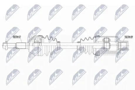 Полуось NTY NPW-CH-102