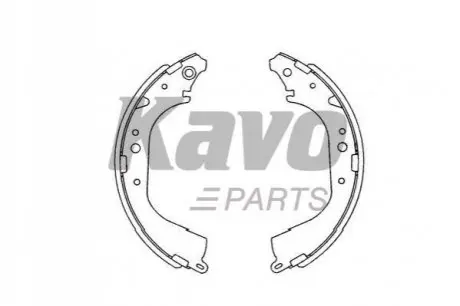 NISSAN Щеки тормозные Pathfinder II,4 Runner,Hilux,Land Cruiser KAVO PARTS KBS-9901
