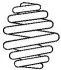 Пружина подвески Задн Лив/Прав. RENAULT CLIO II, THALIA II 1.2-2.0 09.98- SACHS 996490 (фото 1)