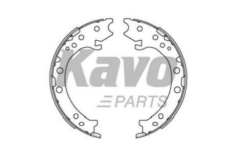 HONDA Тормозные колодки задн.ручного тормоза CR-V II 01- KAVO PARTS KBS-2903