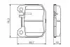 Тормозные колодки задн.(без датч.) DB W163 (ML-klasse) BOSCH 0986495440 (фото 1)