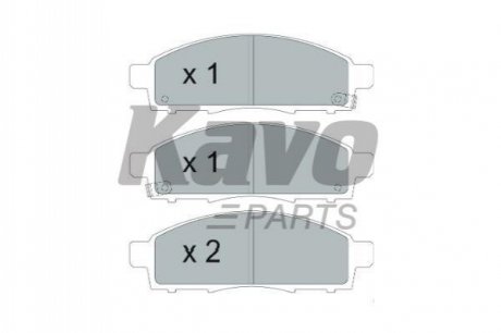 Колодки гальмівні (передні) Nissan NV200 10- KAVO PARTS KBP-6599