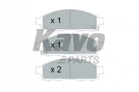 Колодки гальмівні (передні) Nissan NV200 10- KAVO PARTS KBP-6599