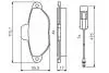 FIAT гальмівні колодки передні Punto 93- BOSCH 0986495475 (фото 1)