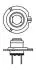Автолампа H7 12V 55W PX26d Plus 150 Gigalight DBL BOSCH 1987301431 (фото 3)