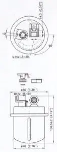 Фiльтр паливний SOFIMA S1617B