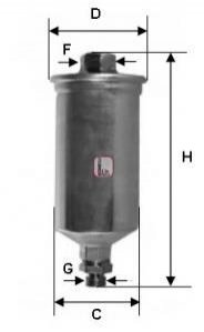 Фильтр топливный SOFIMA S1661B