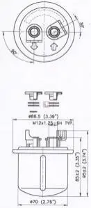 Фiльтр паливний SOFIMA S1706B