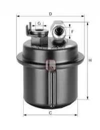 Фiльтр паливний SOFIMA S1537B