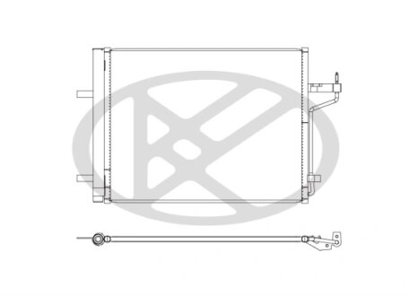 Радіатор кондиціонера KOYORAD CD320748