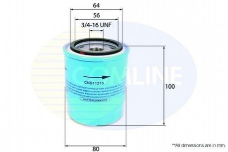 - Фільтр оливи (аналогWL7143/OC109/1) Comline CNS11215