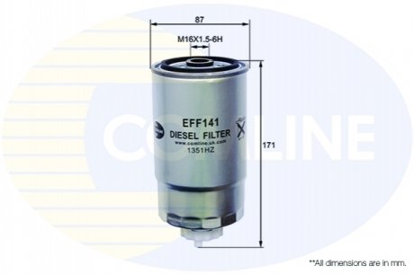 - Фільтр палива (аналогWF8318/KC195) Comline EFF141