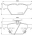Колодки тормозные дисковые Subaru Forester (SK_) (18-), OUTBACK (BT) (19-) NISSHINBO NP7016 (фото 1)