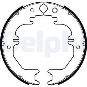 Тормозные колодки, барабанные Delphi LS2132