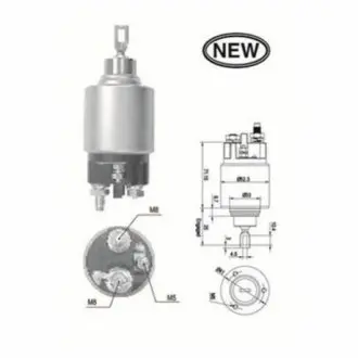 Втягувальне реле стартера CITROEN Jumper 2,0 9-, Berlingo 1,8 97- MAGNETI MARELLI AME0554