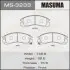 Колодка гальмівна передня Mitsubishi L200 (00-08), Lancer (08-12), Pajero Sport MASUMA MS3233 (фото 1)