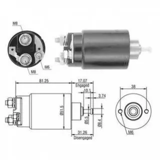 Соленоїд FORD,MAZDA - FORD/ VISTEON [] MAGNETI MARELLI 940113050404