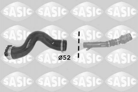Патрубок інтеркулера Renault Kangoo 1.5 DCI 08- SASIC 3334058 (фото 1)