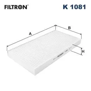 Фiльтр салону FILTRON K1081