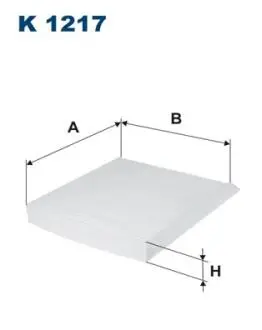 Фiльтр салону FILTRON K1217