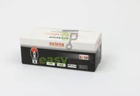 Лампа 12V W16W 16W W2.1x9.5d SHAFER SL2015