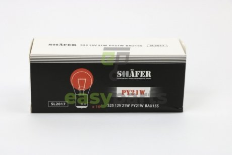 Лампа 12V PY21W 21W BAU15s SHAFER SL2017