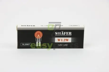 Лампа 12V W1.2W 1.2W W2x4.6d SHAFER SL2007