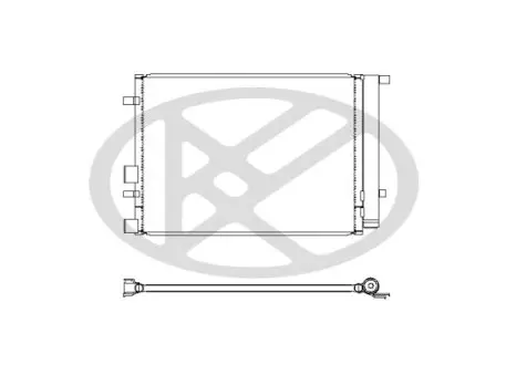 Радиатор кондиционера KOYORAD CD810543