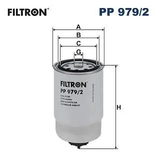 Фiльтр паливний FILTRON PP9792