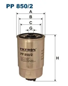 Фiльтр паливний FILTRON PP8502