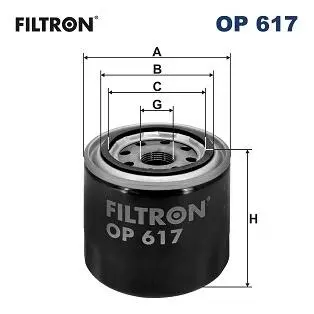 Масляний фiльтр FILTRON OP617