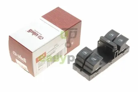 Кнопка склопідіймача (L) Skoda Fabia/Roomster 1.2/1.4/1.9 TDI 05-10 (блок) Vika 99590953901