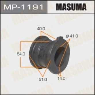 Втулка стабілізатора переднього Toyota Land Cruiser Prado (13-) (Кратно 2 шт) (MP MASUMA MP1191 (фото 1)