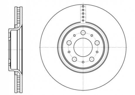 Тормозной диск ROADHOUSE 6866.10 (фото 1)