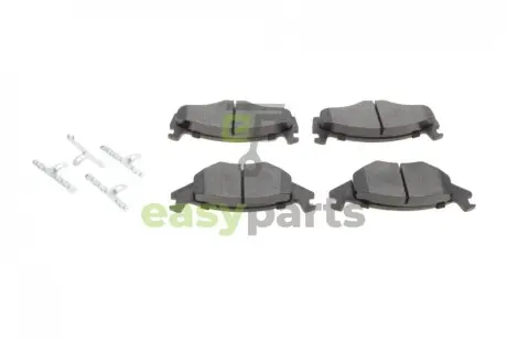 Колодки гальмівні (передні) Seat Cordoba/Ibiza/Toledo 93-02/VW Caddy/Passat B2-B4 79-92/Golf 74-99 Solgy 209210
