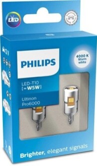 Автолампа світлодіодна PHILIPS 11961WU60X2