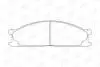 NISSAN гальмівні колодки передні Urvan E24,Terrano I,II,Pathfinder,Ford,Subaru CHAMPION 572373CH (фото 2)