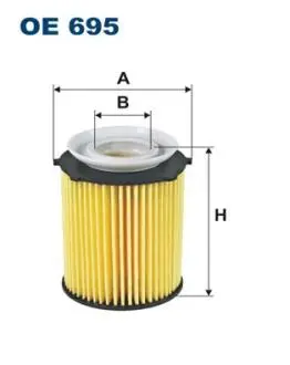 Фiльтр масляний FILTRON OE695