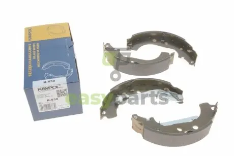 Колодки гальмівні (задні) Citroen Nemo/Peugeot Bipper 08- (барабанні) (228.6x43) KAMPOL K-830